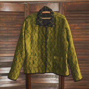 Irresistible Reversibles, Vintage Womans Coat XL, Vtg Chenille Coat, 80s XXL